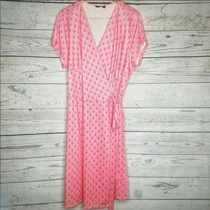 Ainsley Pink Wrap dress size 2X